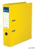 Iratrendező, 75 mm, A4, PP/PP, élvédő sínnel, VICTORIA OFFICE, 'Premium', sárga