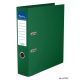 Iratrendező, 75 mm, A4, PP/PP, élvédő sínnel, VICTORIA OFFICE, "Premium", zöld