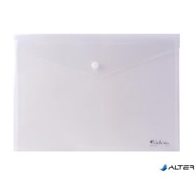   Irattartó tasak, A4, PP, patentos, VICTORIA OFFICE, áttetsző