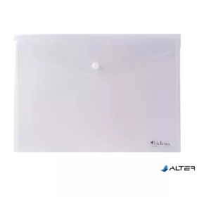   Irattartó tasak, A4, PP, patentos, VICTORIA OFFICE, áttetsző