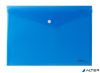 Irattartó tasak, A4, PP, patentos, VICTORIA OFFICE, kék