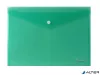 Irattartó tasak, A4, PP, patentos, VICTORIA OFFICE, zöld