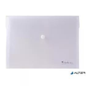   Irattartó tasak, A5, PP, patentos, VICTORIA OFFICE, áttetsző