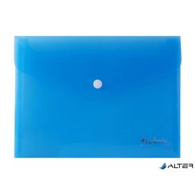 Irattartó tasak, A5, PP, patentos, VICTORIA OFFICE, kék