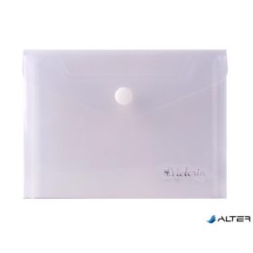   Irattartó tasak, A6, PP, patentos, VICTORIA OFFICE, áttetsző