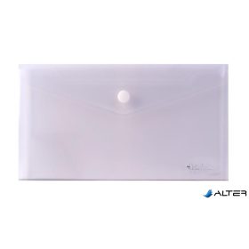   Irattartó tasak, DL, PP, patentos, VICTORIA OFFICE, áttetsző