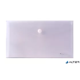   Irattartó tasak, DL, PP, patentos, VICTORIA OFFICE, áttetsző