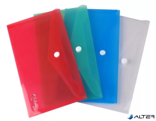 Irattartó tasak, DL, PP, patentos, VICTORIA OFFICE, áttetsző