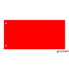 Elválasztócsík, karton, VICTORIA OFFICE, piros