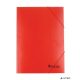 Gumis mappa, karton, A4, VICTORIA OFFICE, piros