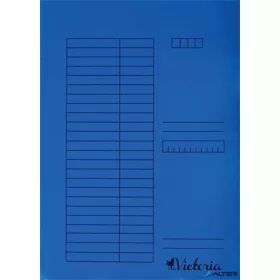Gyorsfűző, karton, A4, VICTORIA OFFICE, kék