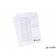 Pólyás dosszié, karton, A4, VICTORIA OFFICE, fehér