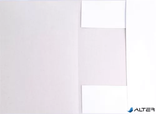 Pólyás dosszié, karton, A4, VICTORIA OFFICE, fehér
