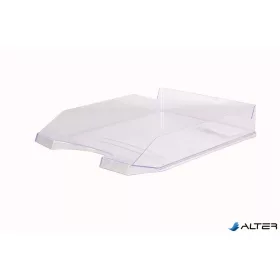 Irattálca, műanyag, VICTORIA OFFICE, áttetsző