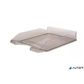   Irattálca, műanyag, VICTORIA OFFICE, áttetsző füstszínű