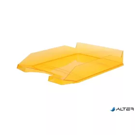 Irattálca, műanyag, VICTORIA OFFICE, áttetsző narancs