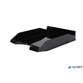 Irattálca, műanyag, VICTORIA OFFICE, fekete