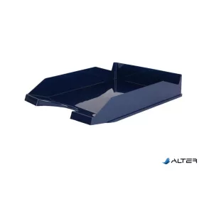 Irattálca, műanyag, VICTORIA OFFICE, sötétkék