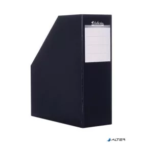 Iratpapucs, karton, 90 mm, VICTORIA OFFICE, fekete