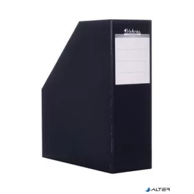 Iratpapucs, karton, 90 mm, VICTORIA OFFICE, fekete