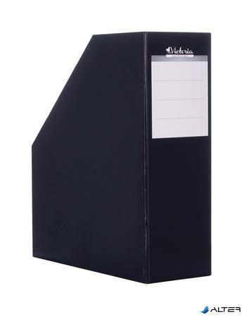 Iratpapucs, karton, 90 mm, VICTORIA OFFICE, fekete