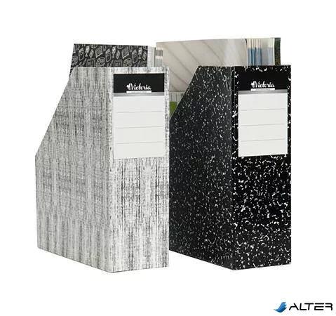 Iratpapucs, karton, 90 mm, VICTORIA OFFICE, "Márvány"