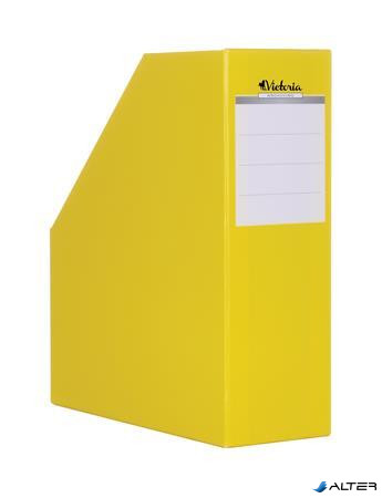 Iratpapucs, karton, 90 mm, VICTORIA OFFICE, sárga