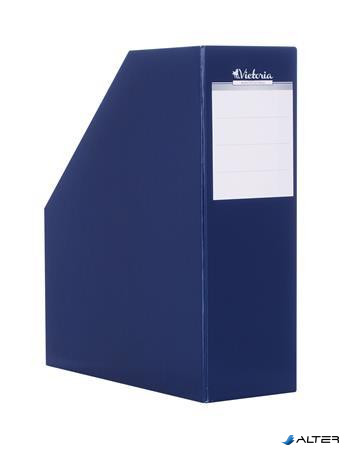 Iratpapucs, karton, 90 mm, VICTORIA OFFICE, sötétkék
