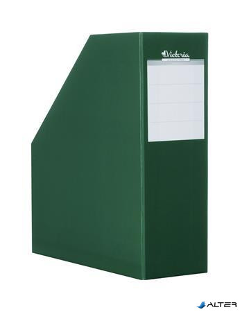 Iratpapucs, karton, 90 mm, VICTORIA OFFICE, zöld