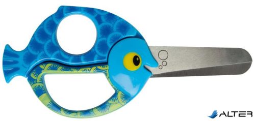 Olló, óvodai, 13 cm, FISKARS, halacska