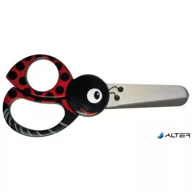 Olló, óvodai, 13 cm, FISKARS, katica