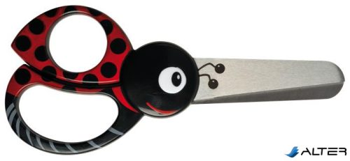 Olló, óvodai, 13 cm, FISKARS, katica