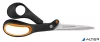 Olló, barkács, 21 cm, FISKARS "Amplify", fekete