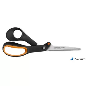 Olló, barkács, 21 cm, FISKARS "Amplify", fekete