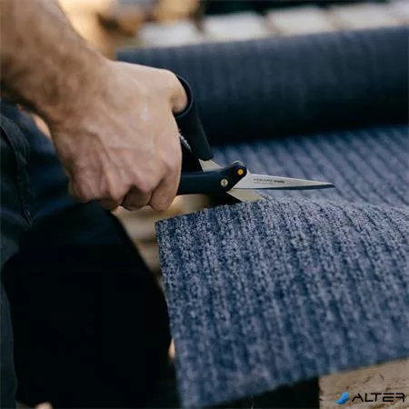 Olló, barkács, 21 cm, FISKARS 'Amplify', fekete