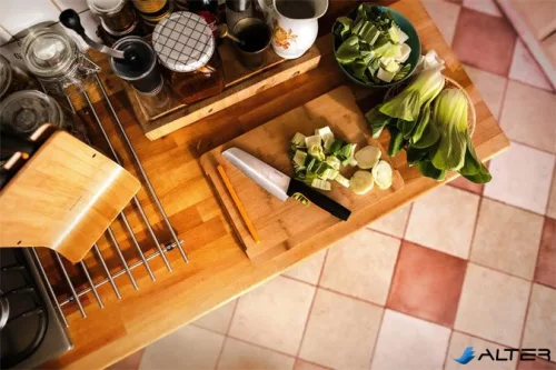 Kés, Santoku, 16 cm, FISKARS 'Functional Form'