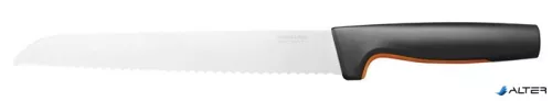 Kenyérvágókés, 21 cm, FISKARS 'Functional Form' fekete