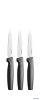 Késkészlet, általános, 11 cm, FISKARS "Functional Form" fekete