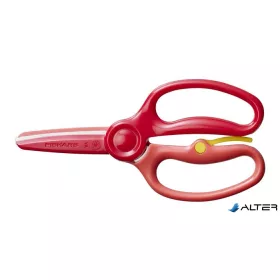 Olló, gyakorló, óvodai, FISKARS, piros