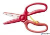 Olló, gyakorló, óvodai, FISKARS, piros