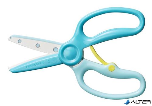 Olló, gyakorló, óvodai, FISKARS, türkiz