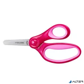 Olló, óvodai, 13 cm, FISKARS, csillámos rózsaszín