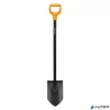 Ásó, hegyes, FISKARS "Solid", fekete