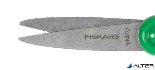 Olló, iskolai, 15 cm, FISKARS, zöld