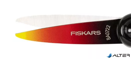 Olló, iskolai, 15 cm, FISKARS, ombré piros