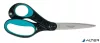 Olló, ifjúsági, 20 cm, balkezes, FISKARS, foltos pávakék