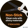 Olló, általános, tapadásmentes, 21 cm, FISKARS 'Titanium', fehér