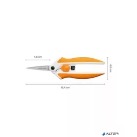   Varróolló, 15 cm, FISKARS "EasyAction™", narancssárga