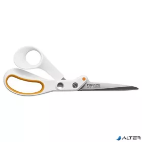 Varróolló, 21 cm, FISKARS "Amplify", fehér
