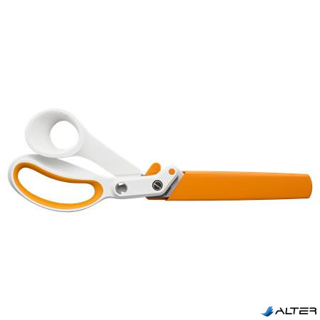 Szabóolló, 25 cm, FISKARS "Amplify", fehér